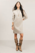Robe pull beige - 1