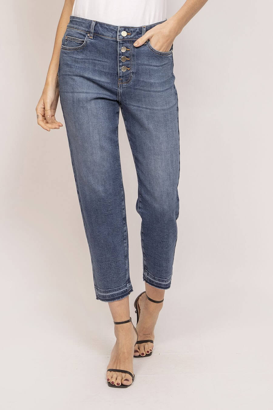 Jean slouchy bleu foncé - 2