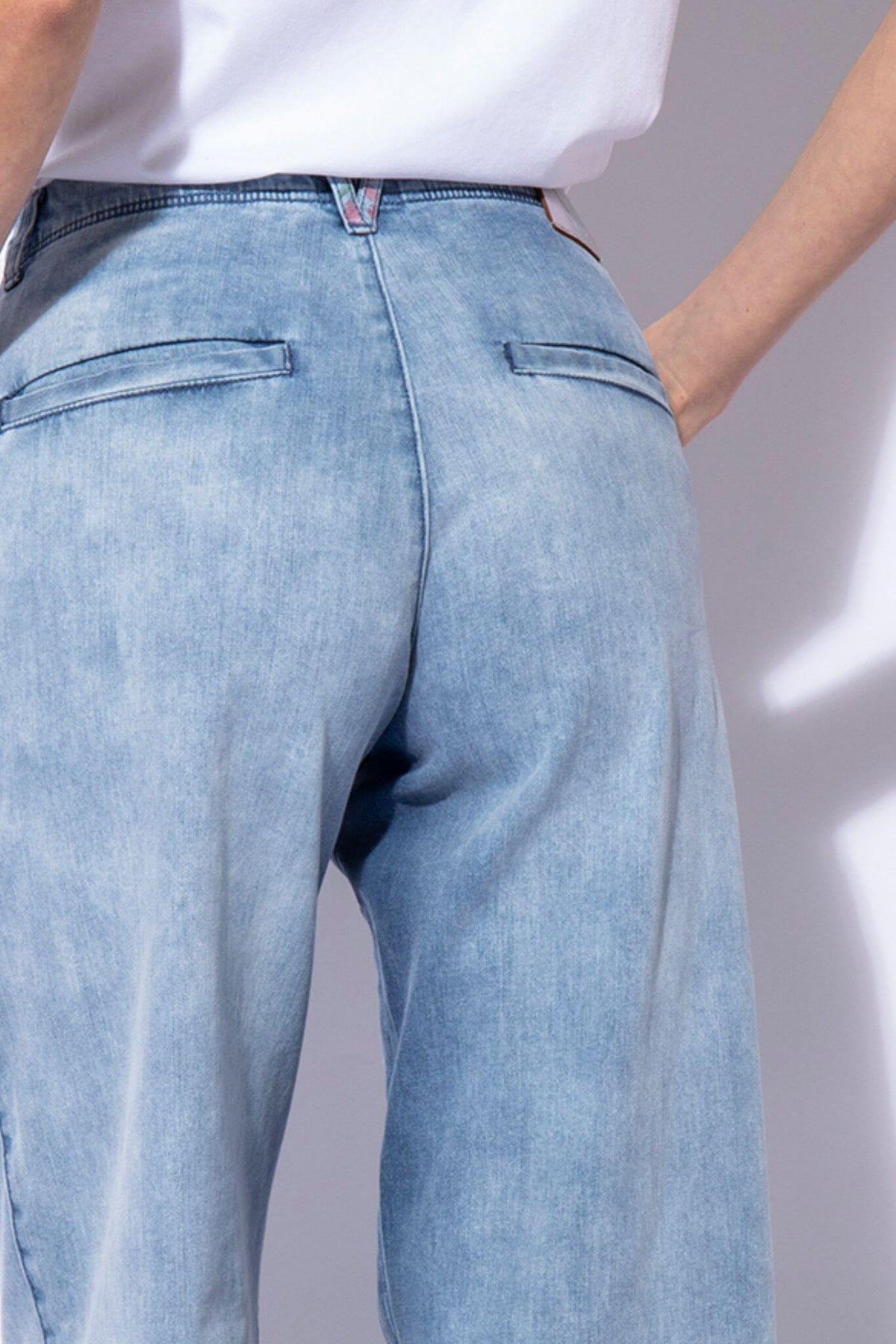 Jean large bleu clair - 2