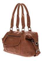 Sac bowling en cuir camel - 2