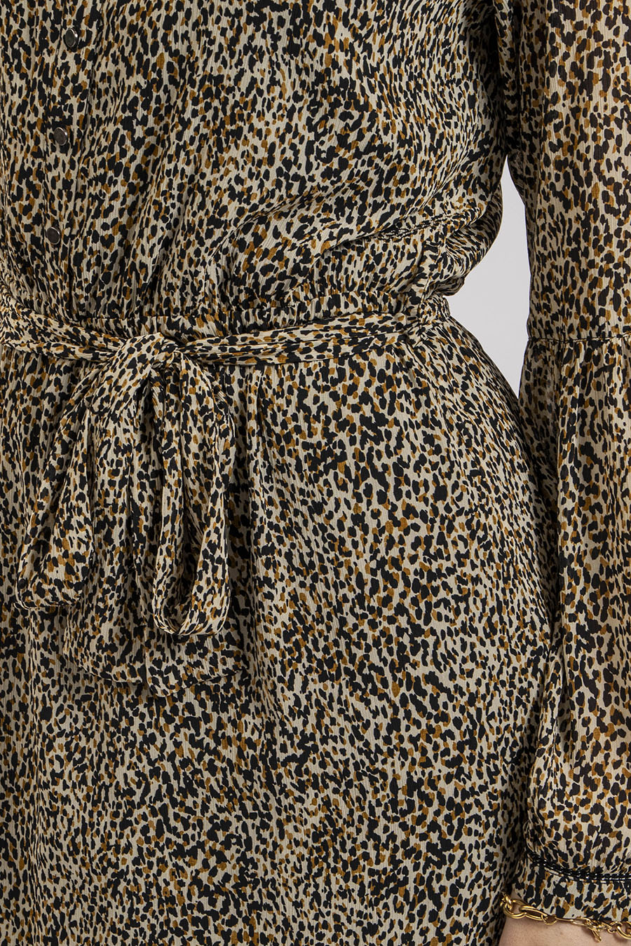 Robe longue imprimé léopard - 2