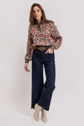 Jean wide leg denim brut - 1