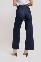 Jean wide leg denim brut - 2