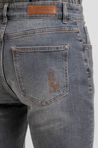 Jean droit gris homme - 2