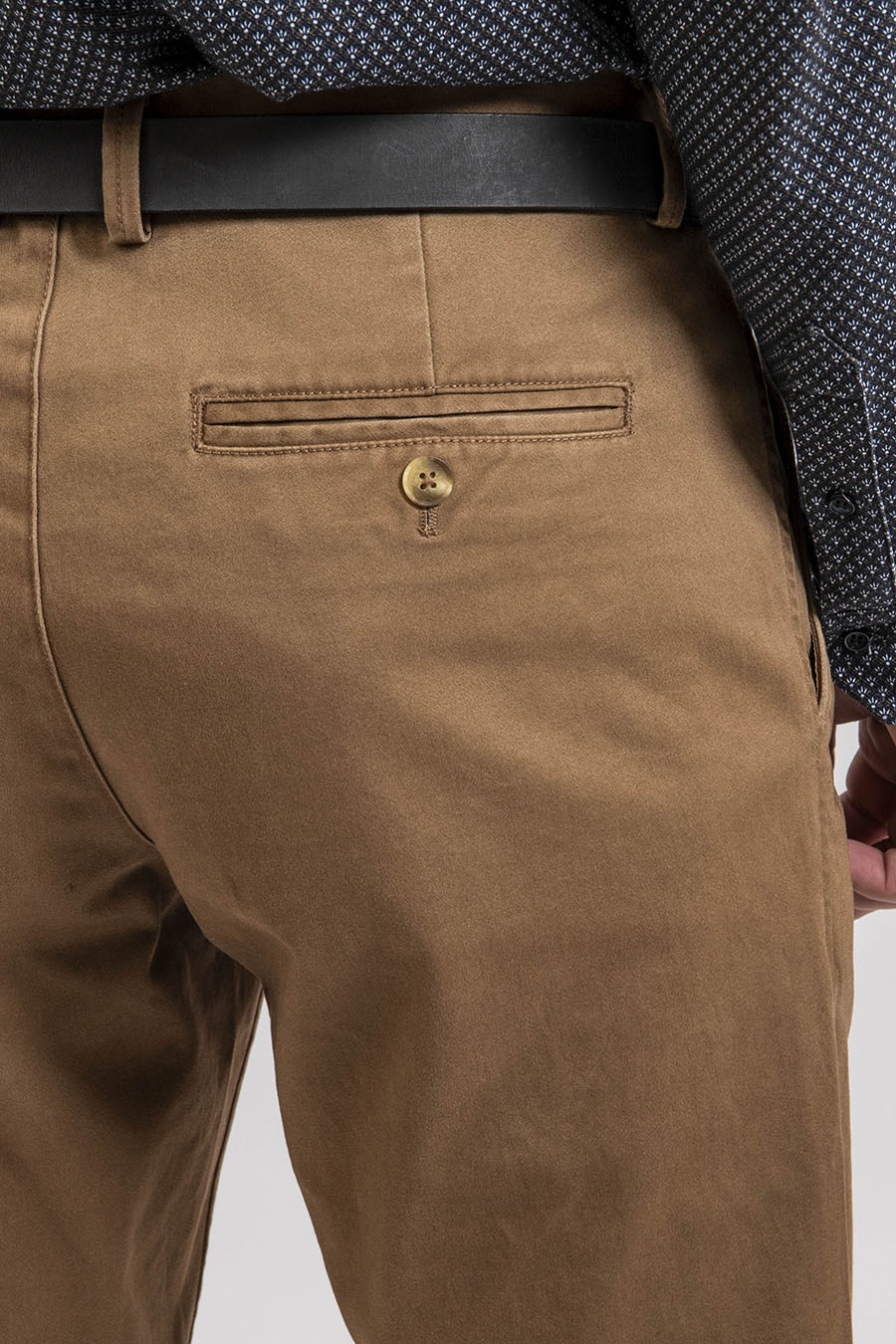 Pantalon chino caramel - 2