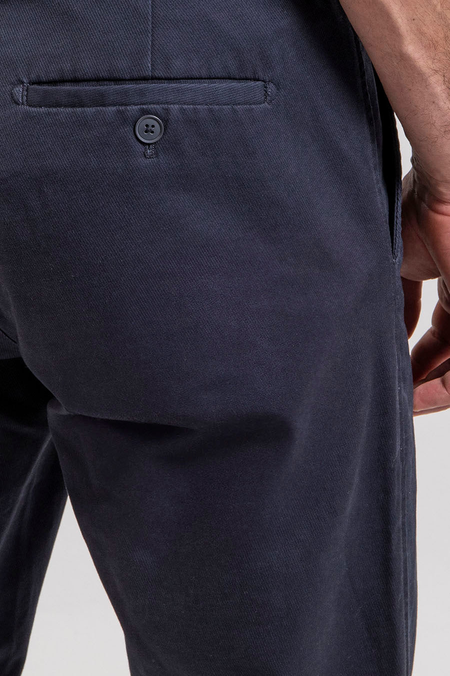 Pantalon tricotine navy - 2