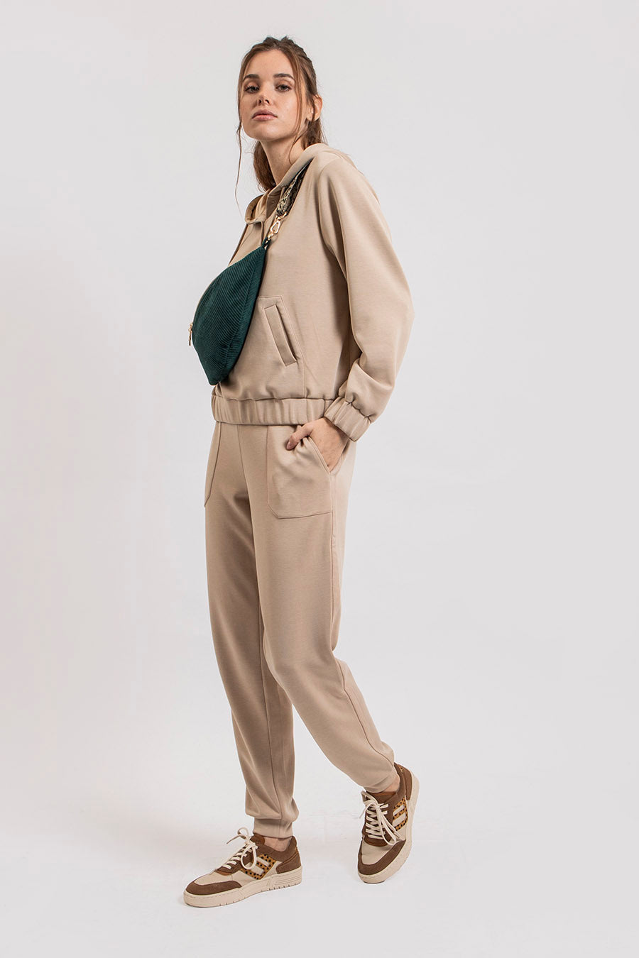 Jogging extra doux beige - 1