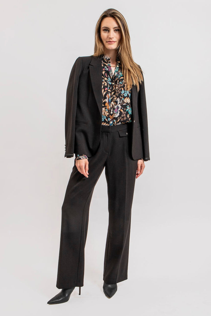 Pantalon Palazzo noir - 1