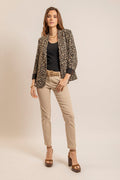 Pantalon slim beige - 1