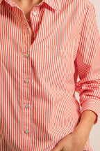 Chemise rayée orange - 2