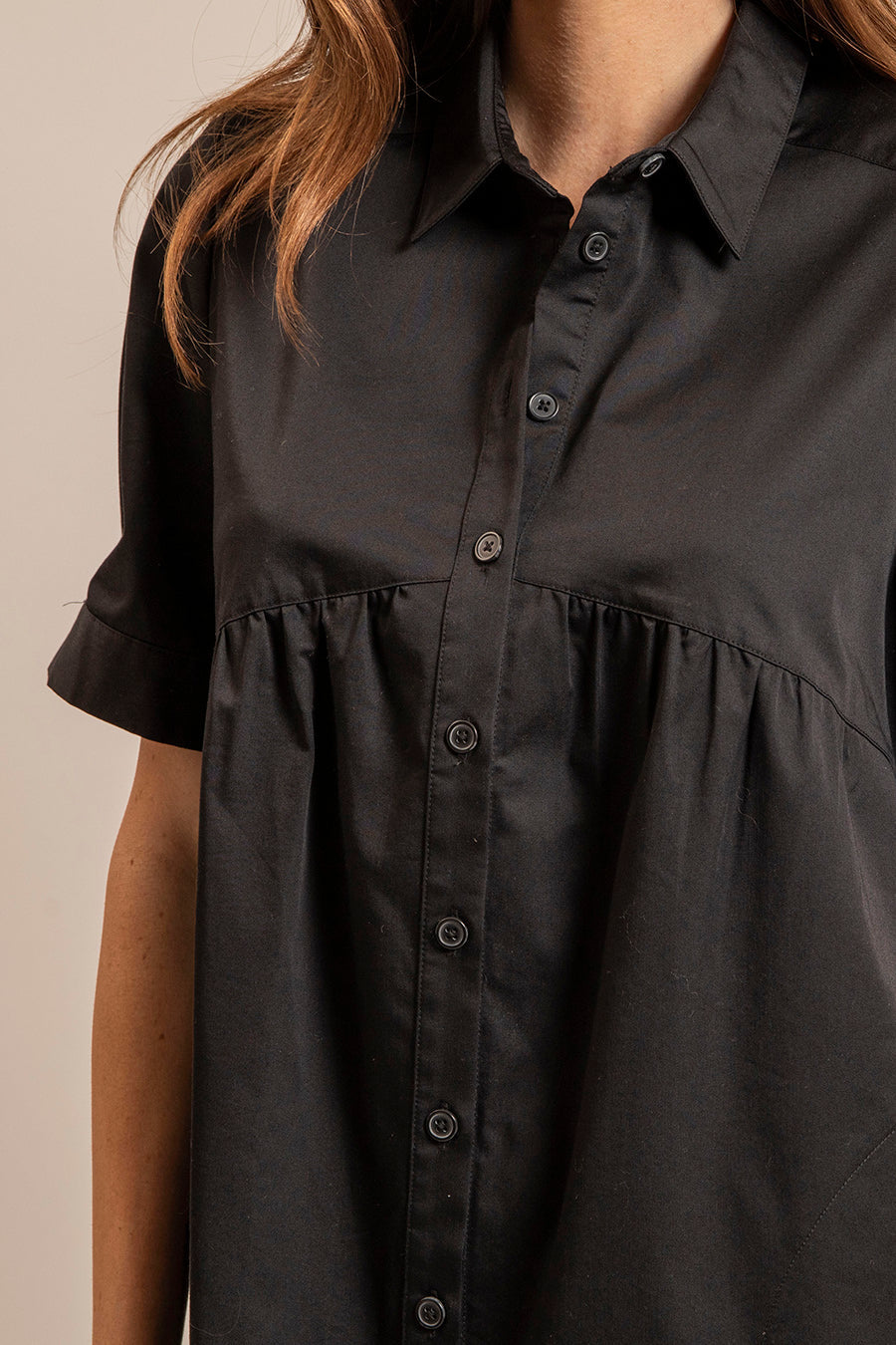 Robe chemise noire - 2