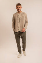 T-shirt printé beige dirty dyed - 2