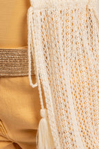 Long gilet en maille écru - 2