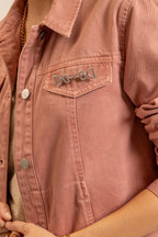 Veste en jean bruyère - 2