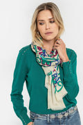 Pull clouté vert - 1