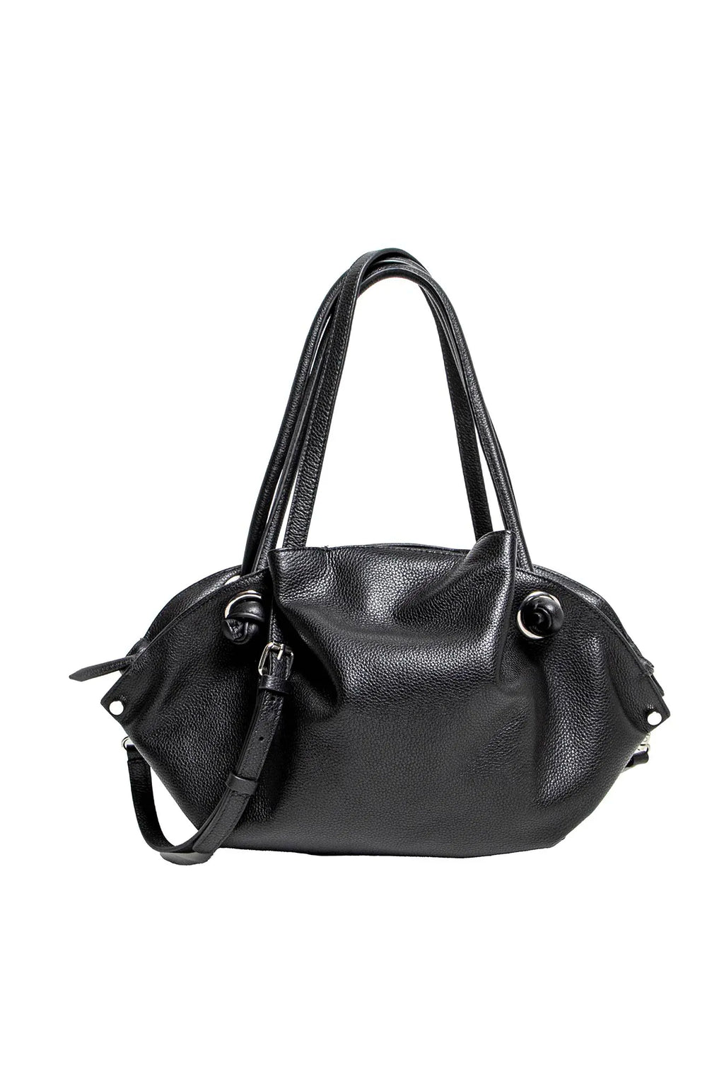 Sac en cuir grainé noir - 2