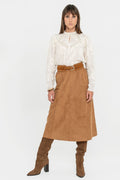 Blouse inspiration victorienne écrue - 1