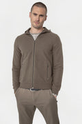Gilet molleton kaki clair - 1