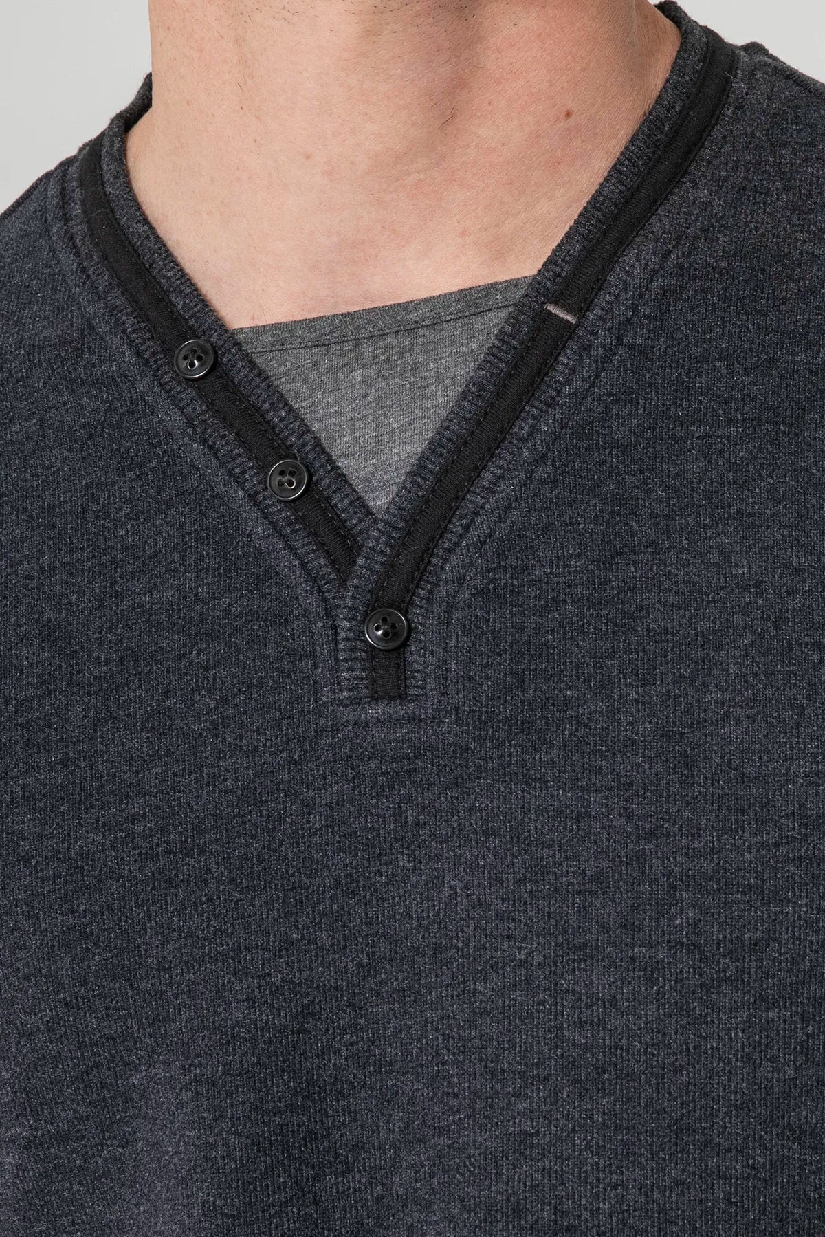 Pull noir et gris - 2