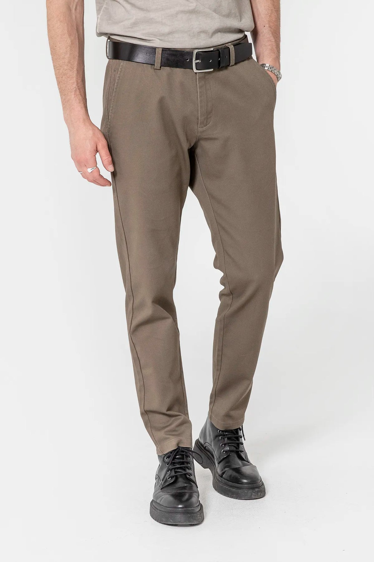 Pantalon chino kaki clair - 2