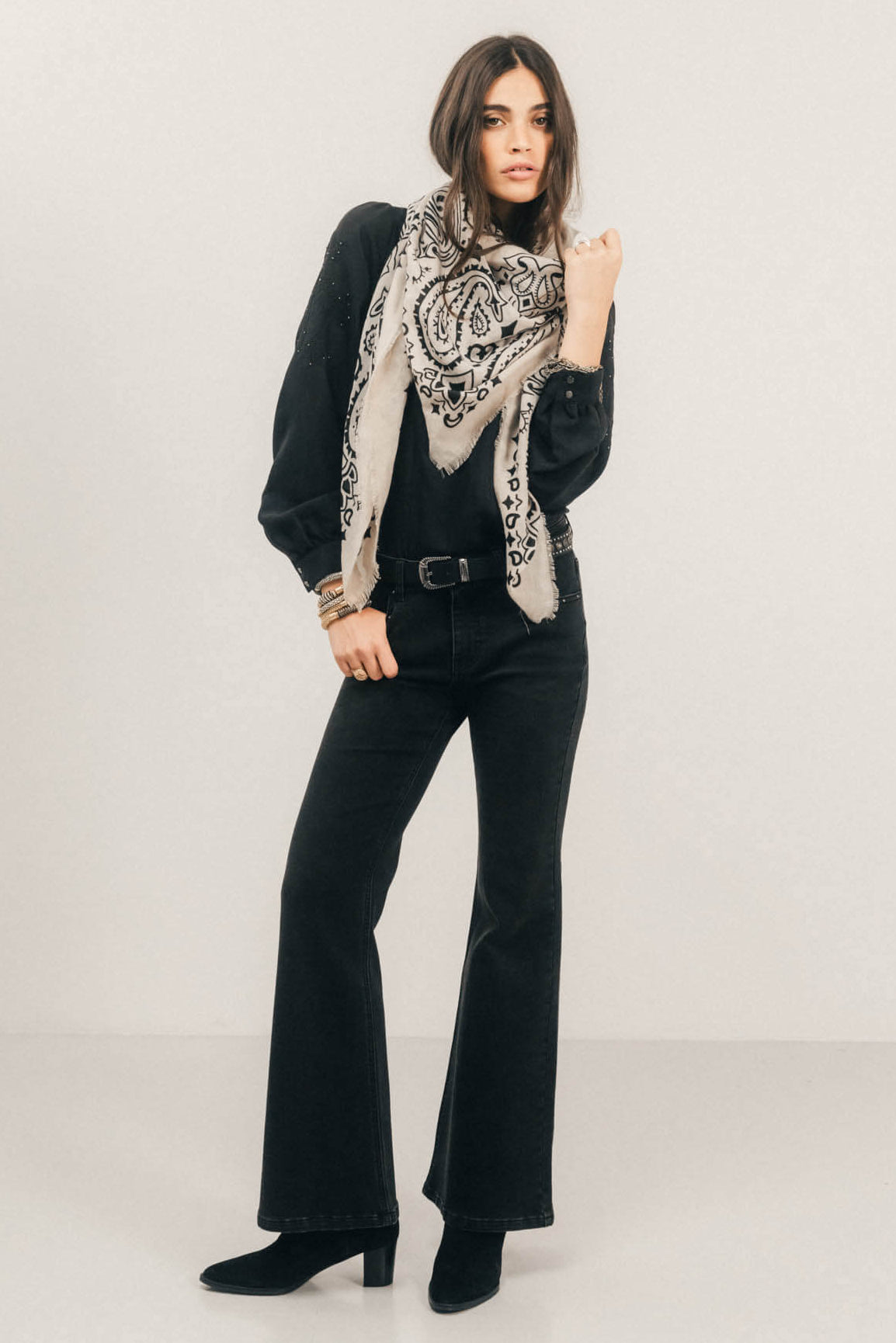 Jean flare noir esprit seventies - 1
