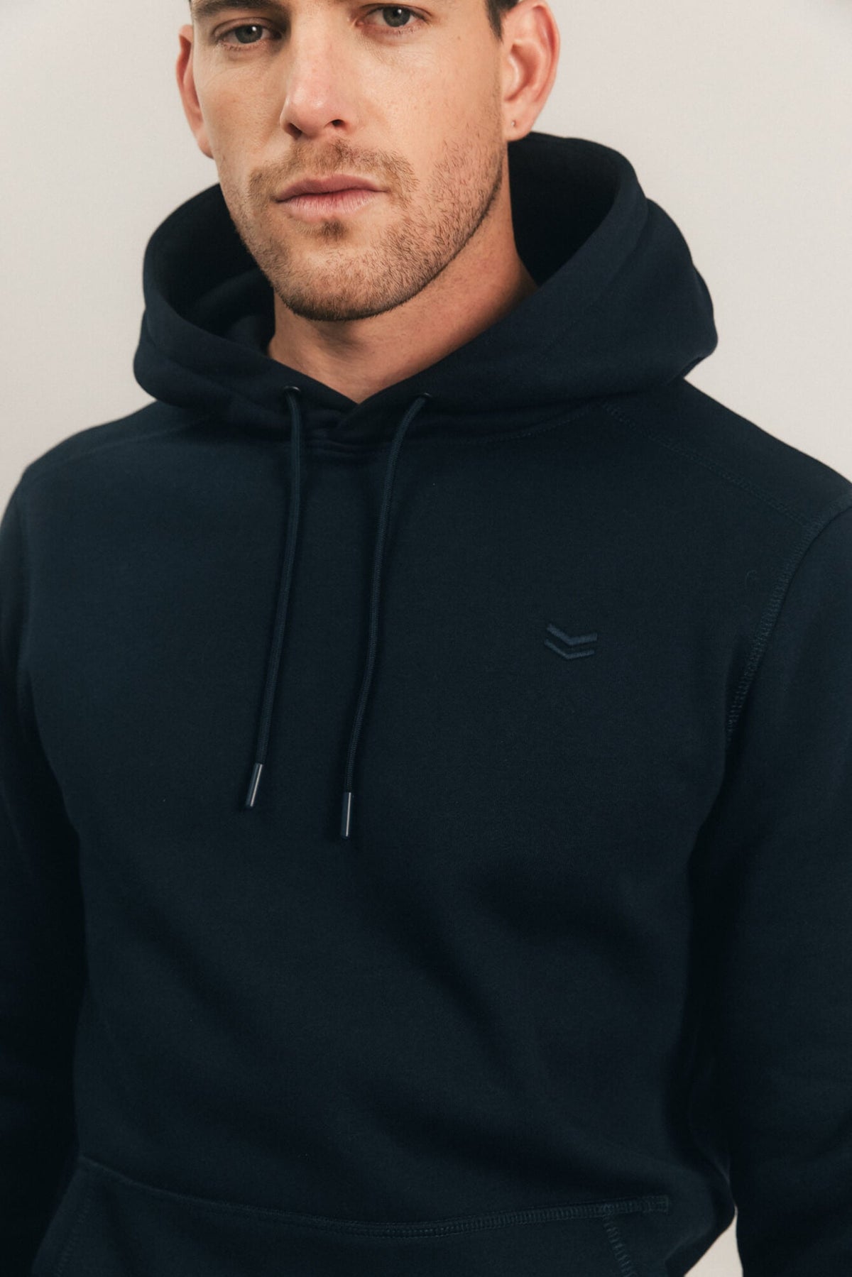 Sweat capuche navy urbain - 2