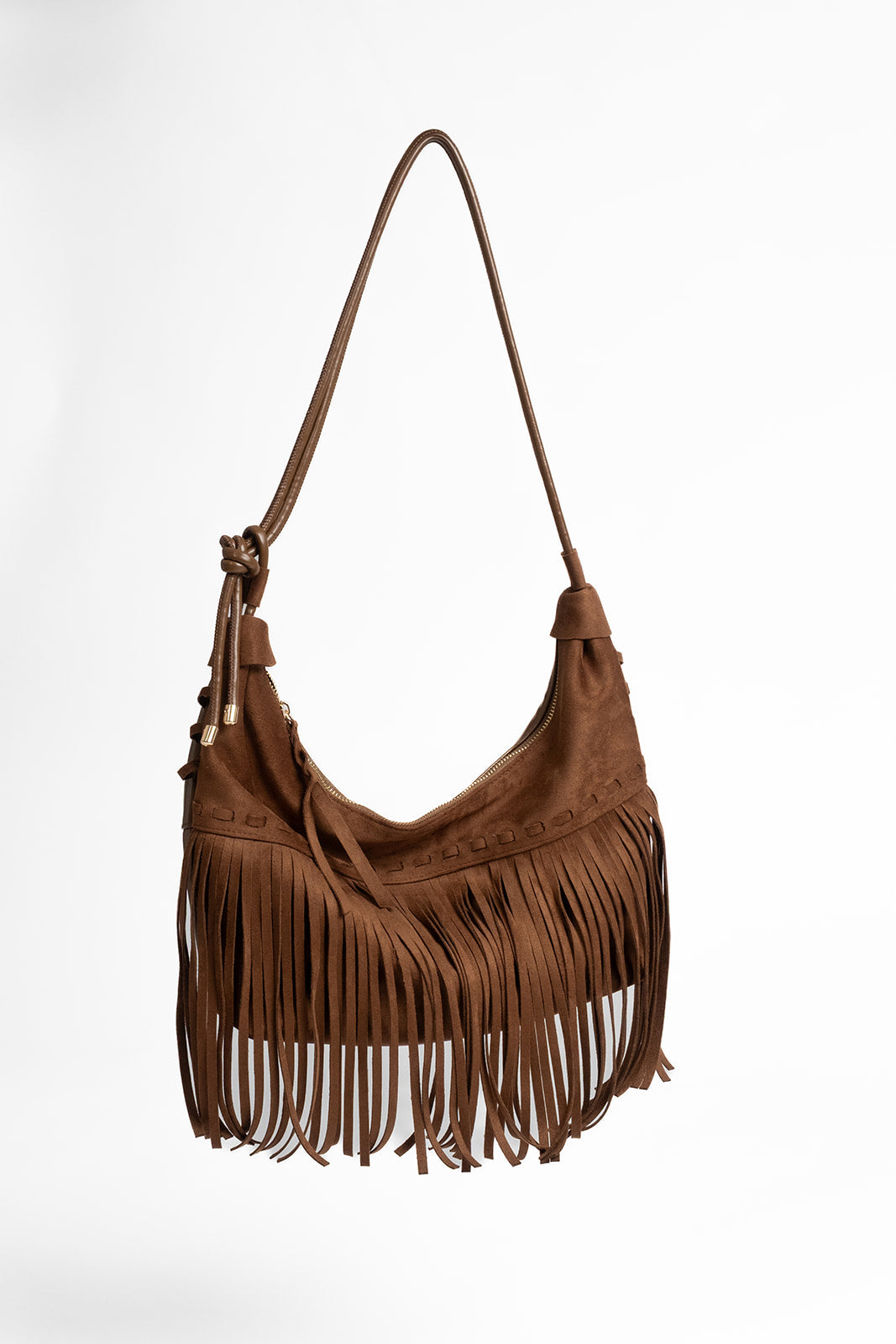 Sac franges chocolat esprit western - 2