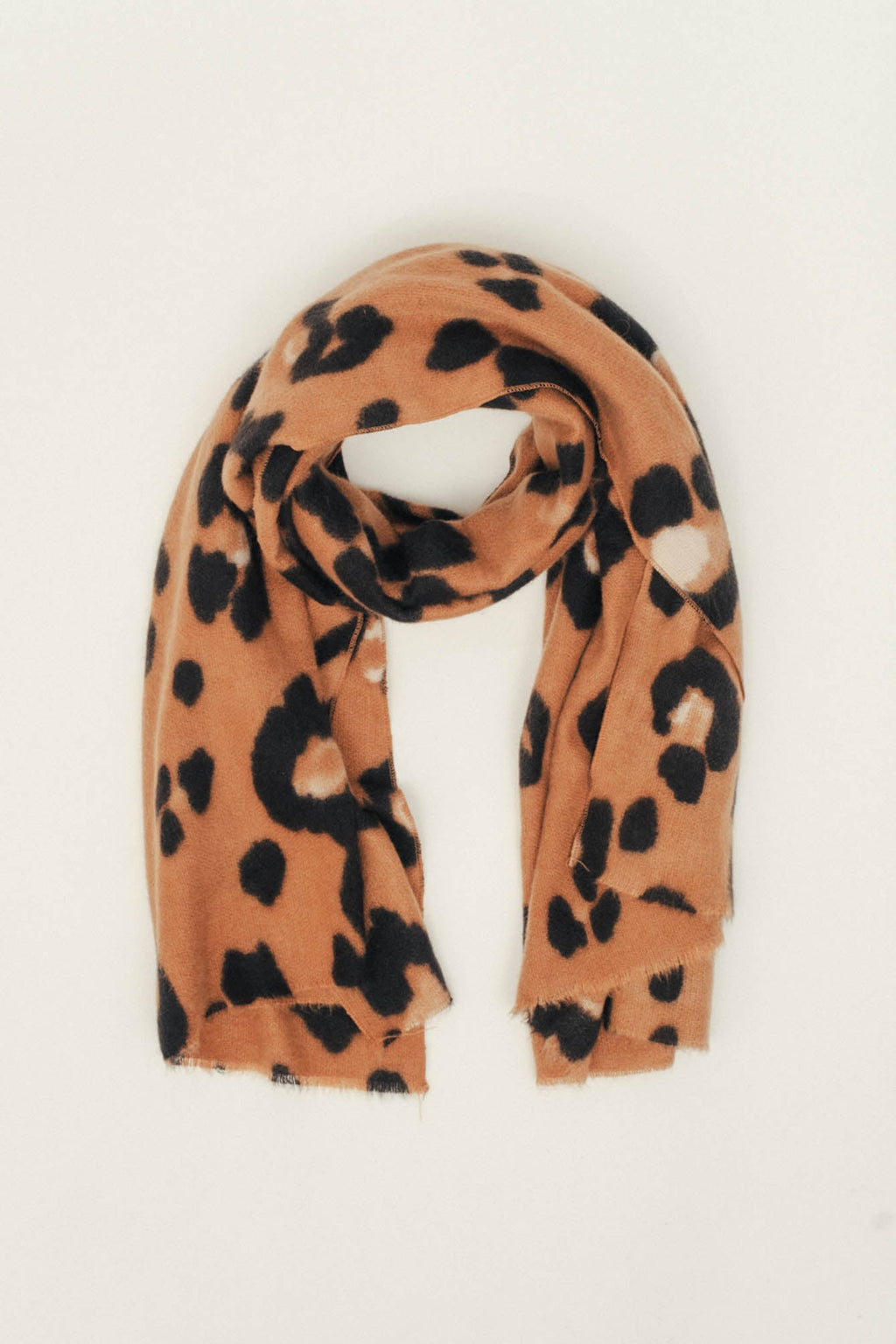 Étole léopard camel maxi - 2